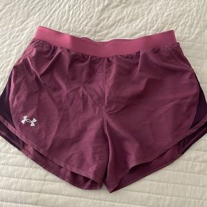 Womens Under Armour running shorts!